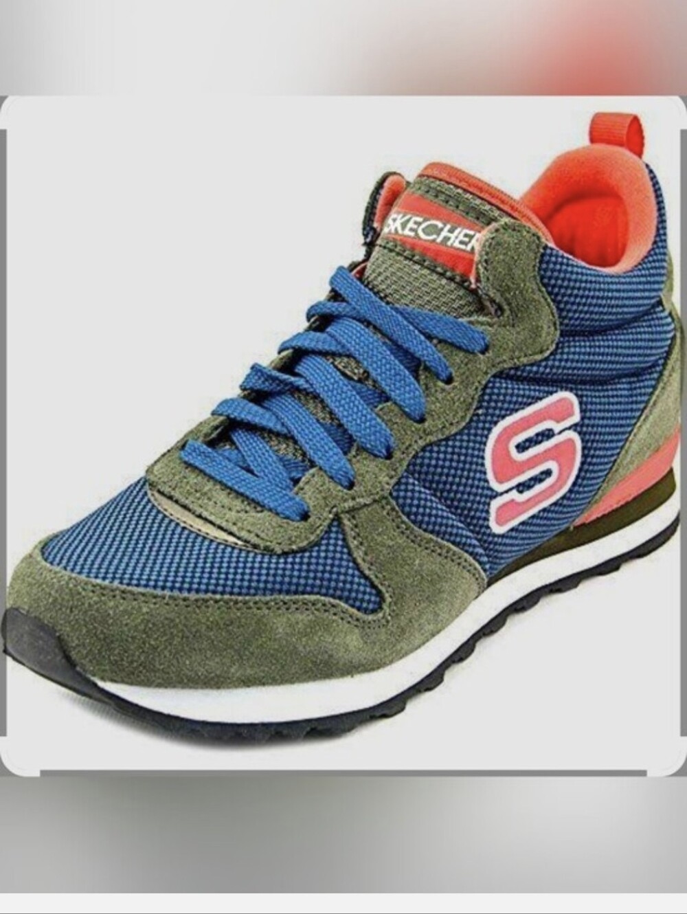 Skechers Olive Green, Air- Cooled Memory Foam